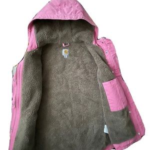 Carhartt womens Sherpa lined outerwear vest with large hood